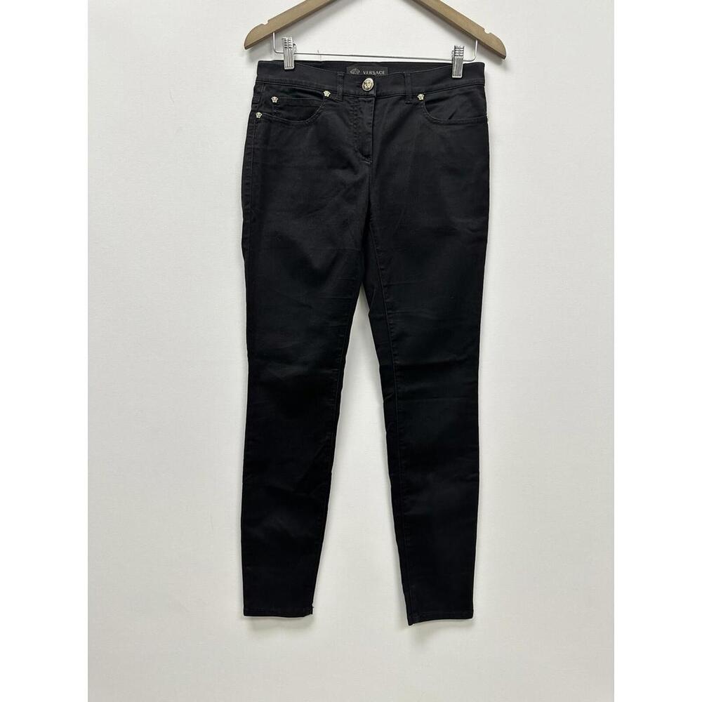 Versace Women’s Black Skinny Jeans Size 27